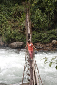 Kopila crossing broken bridge