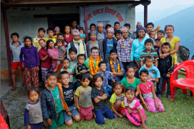 Welcome from the locals in Waleng